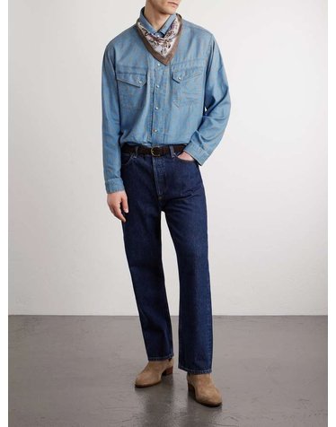 [해외직구] 26 F/W 더블알엘 프린트 코튼 & 린넨블렌드 셔츠 782P05359 B0082021104