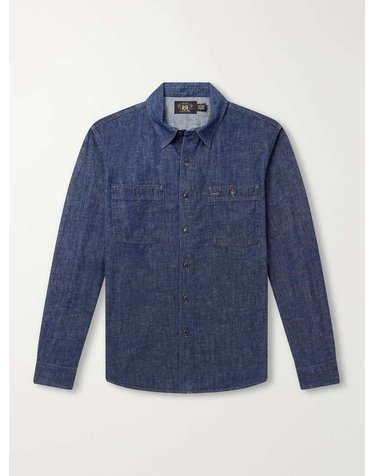 [해외직구] 더블알엘 CRAFTSMAN 데님 셔츠 782P14813 B0082284694