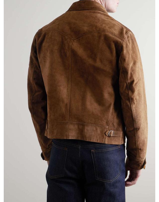 더블알엘 [해외직구] 26 S/S 더블알엘 스웨이드 자켓 782871510 B0081380438 착용컷