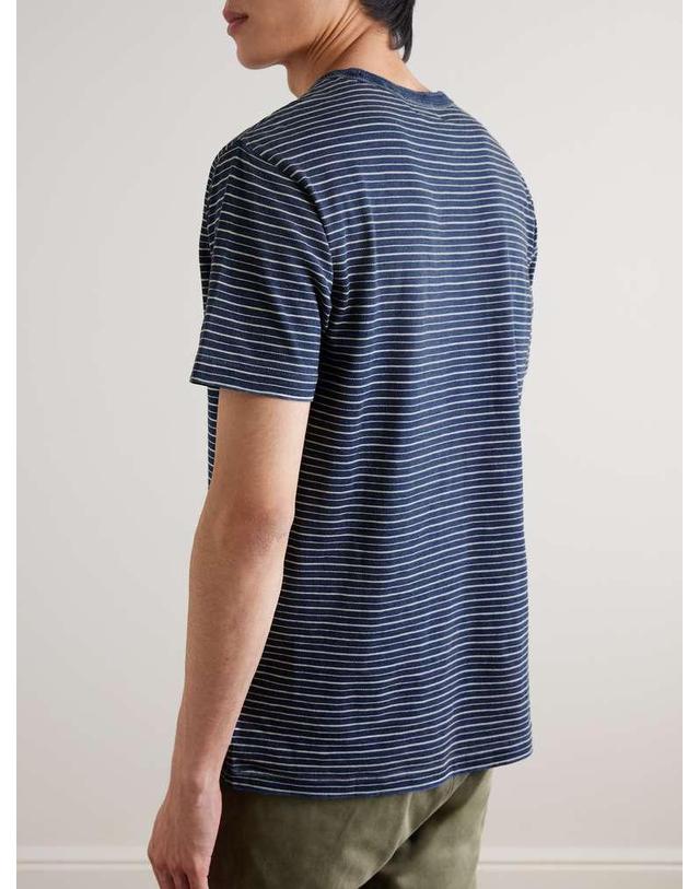 더블알엘 [해외직구] 26 F/W 더블알엘 스트라이프 코튼-저지 티셔츠 782897199 B0081932548 착용컷