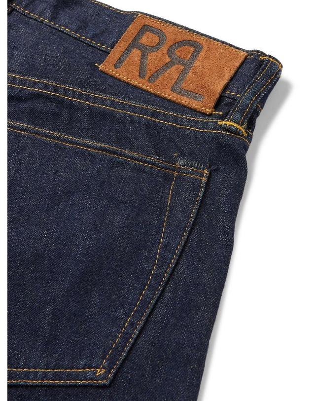 더블알엘 [해외직구] 23 S/S 더블알엘 슬림핏 셀비지 데님 진 782504836 B0080067230 착용컷