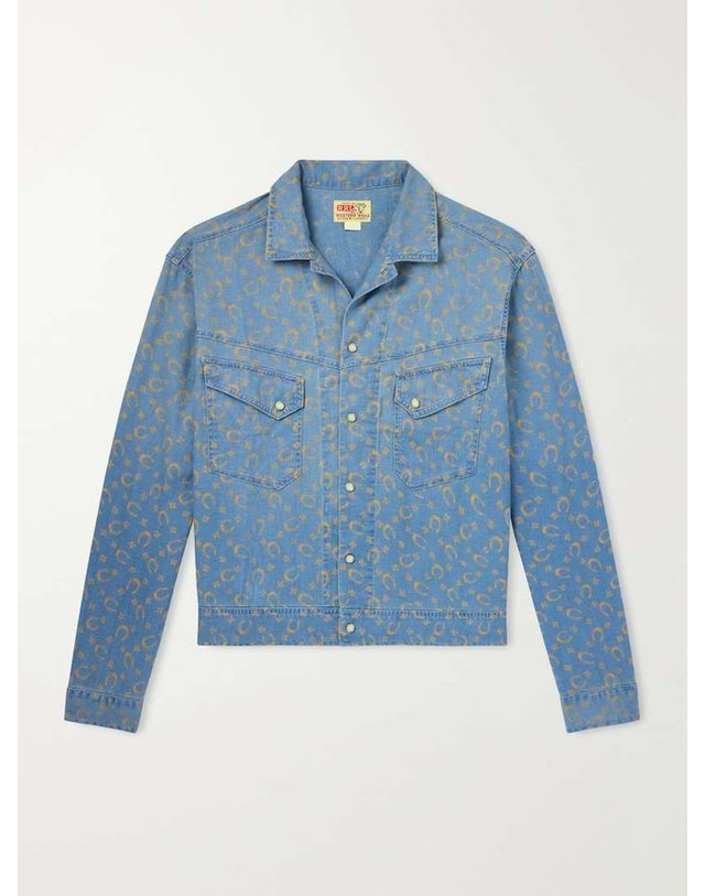 더블알엘 [해외직구] 26 F/W 더블알엘 프린트 코튼 & 린넨블렌드 셔츠 782P05359 B0082021104 착용컷