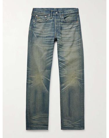 [해외직구] 26 S/S 더블알엘 스트레이트레그 디스트레스 진 782959656 B0081664919