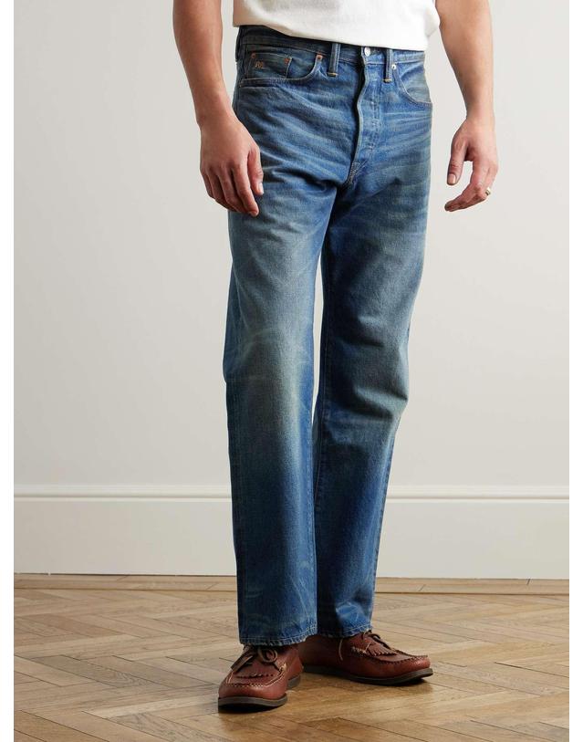 더블알엘 [해외직구] 26 S/S 더블알엘 스트레이트레그 진 782704503 B0081665023 착용컷