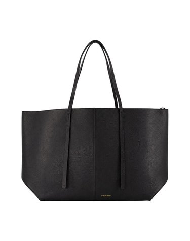 [해외직구] 26 F/W 바이말렌버그 ABILLA 쇼퍼 백 바이 MALENE BIRGER 레더 블랙 101832-050 B0732327062