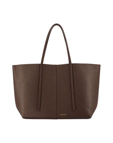 [해외직구] 26 F/W 바이말렌버그 ABILLA 쇼퍼 백 바이 MALENE BIRGER 레더 브라운 101832-12L B0732327061