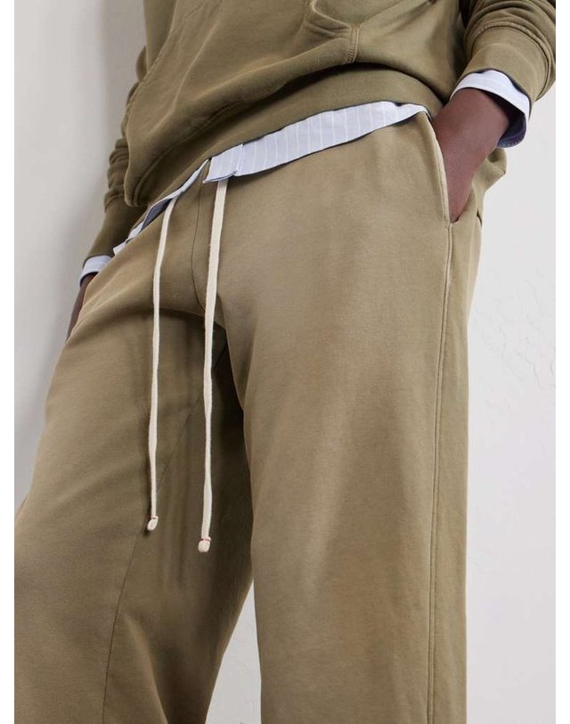 레티앙 [해외직구] 레티앙 스트레이트레그 FRENCH TERRYCOTTON 스웨트팬츠 TF-3044-PW B0082123805 착용컷