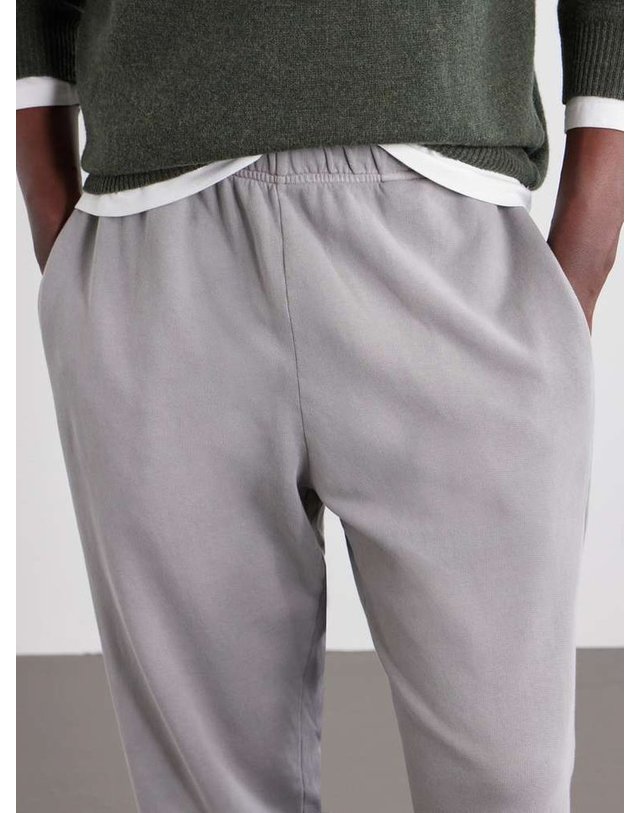 레티앙 [해외직구] 레티앙 HEAVYWEIGHT STRUCTUREDFLEECE 코튼-저지 드로스트링 스웨트팬츠 TF-3001-PW B0082124875 착용컷