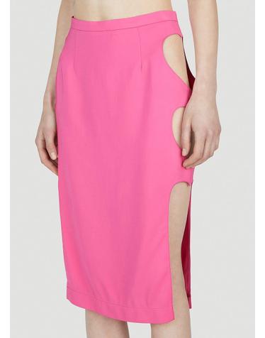 [해외직구] 23 S/S 마르코 람발디 컷 아웃 스커트 SK168SAN 014 B0110821623