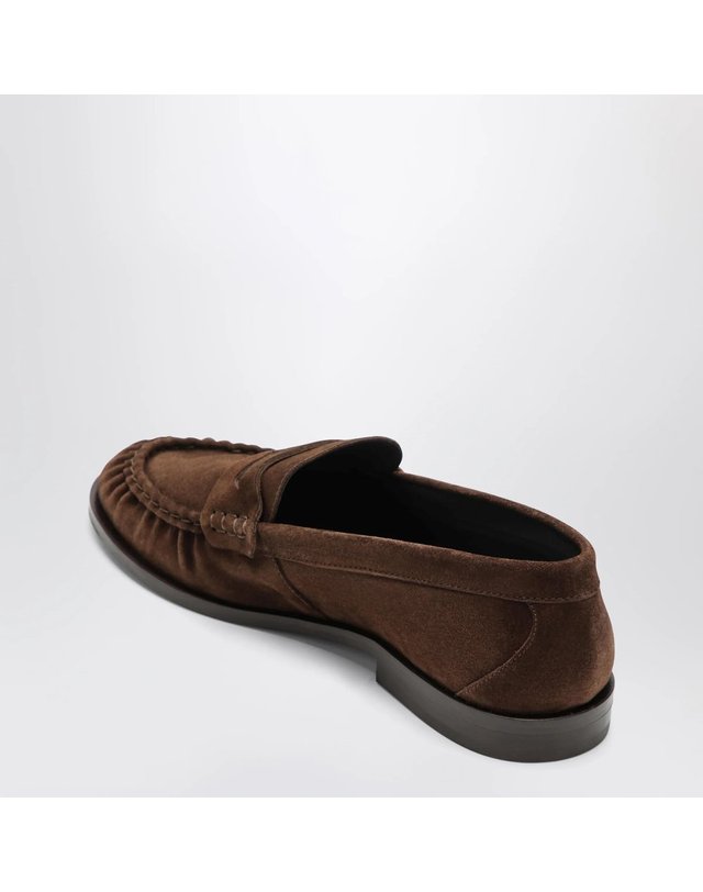 비니스 [해외직구] 26 F/W 비니스 LOUEE VALE 로퍼 인 브라운 스웨이드 18502-800 B0052268126 착용컷