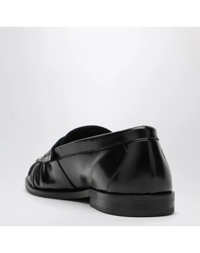 비니스 [해외직구] 26 F/W 비니스 LOUEE VALE 로퍼 인 블랙 POLISHED 레더 18501-999 B0052268127 착용컷