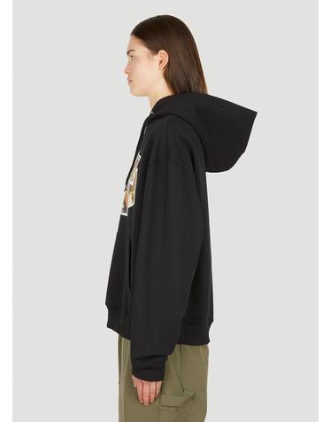[해외직구] 22 F/W 스카이 하이 팜 워크웨어 X 데님 티어 후드 맨투맨 SHF02T121 1 BLACK B0110813962