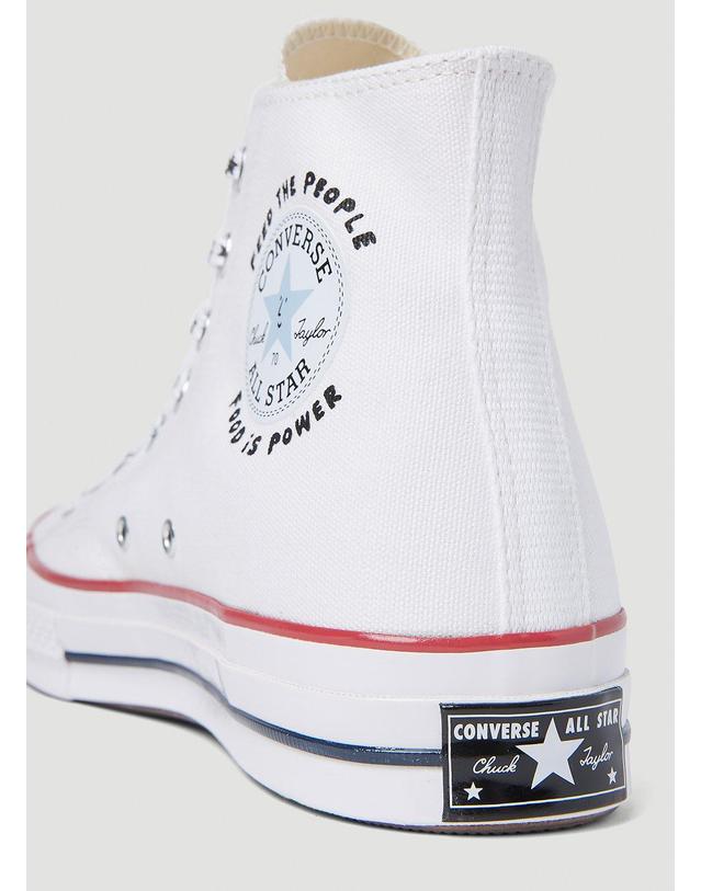 스카이 하이 팜 워크웨어 [해외직구] 23 S/S 스카이 하이 팜 워크웨어 X CONVERSE 척 스니커즈 SHF03K103 WHITE B0110812614 착용컷