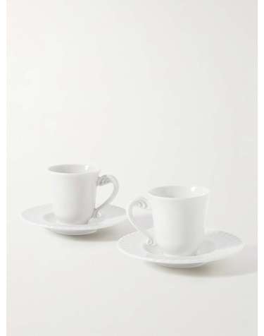 [해외직구] 부첼라티 셋 오브 투 PORCELAIN 커피 CUPS HPOBAR022011 B0080098899