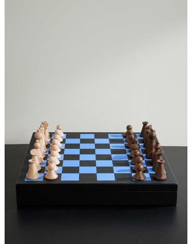 [해외직구] 스마이슨 파나마 크로스 레더 & 우드 CHESS 셋 1031639 B0081658931