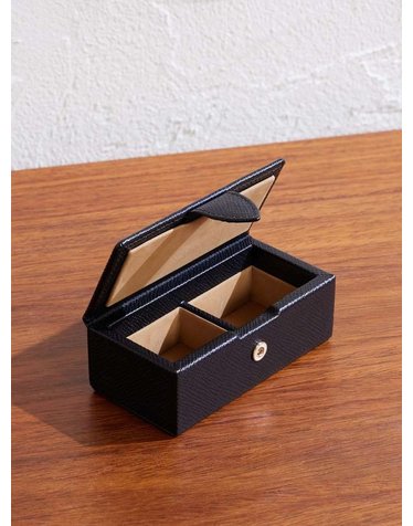 [해외직구] 스마이슨 파나마 크로스 레더 커프링크스 박스 1012988. B0082296140