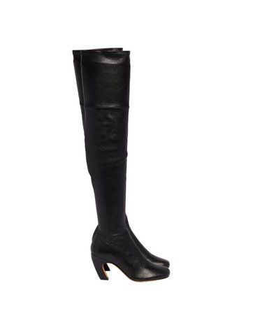 [해외직구] 26 F/W 르 몽드 베릴 MICA TALL 부츠 MTBLEA/BLA B0742320916