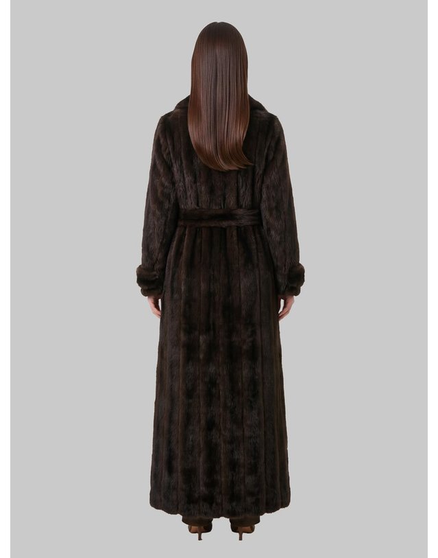 프랭키샵 [해외직구] 26 F/W 다크 브라운 DAPH 페이크 퍼 패딩 트렌치 코트 COFS23034201DARK BROWN B0022335162 착용컷