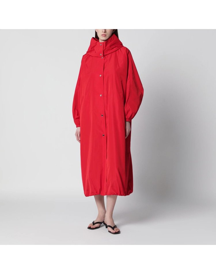 [해외] 26 S/S 로헤 레드 오버사이즈 코트 인 실크 패브릭 419-10-168PL-600 B0051983789