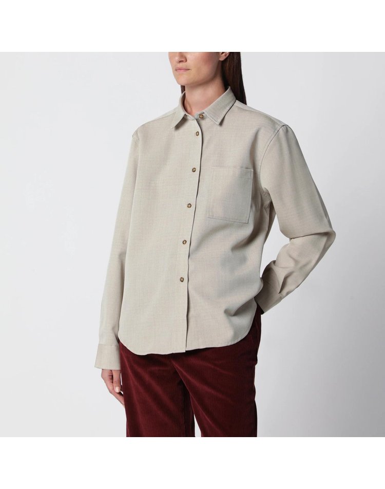 로헤 [해외직구] 26 F/W 로헤 BUTTERCOLOURED 울  실크 셔츠 421-19-002CO-106 B0052292962