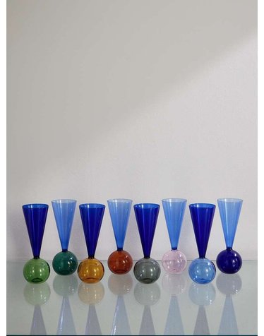 [해외직구] 아뜰리에두뱅 BUBBLES CELEBRATION 셋 오브 에잇 CHAMPAGNE FLUTES 081661-7 B0082315775