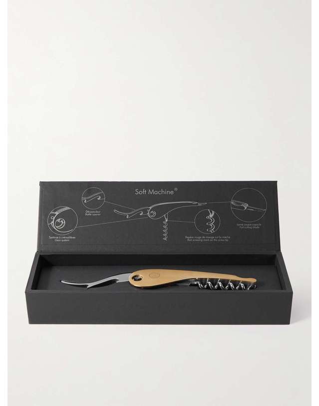 아뜰리에두뱅 [해외직구] 아뜰리에두뱅 소프트 MACHINE 골드톤 & 스테인레스 스틸 CORKSCREW 095647-4 B0080097599 착용컷