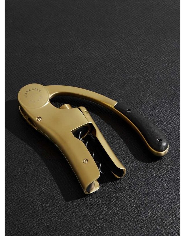 아뜰리에두뱅 [해외직구] 아뜰리에두뱅 OENO MOTION 노마드 골드톤 & 레더 CORKSCREW 셋 095729-7 B0082127623 착용컷