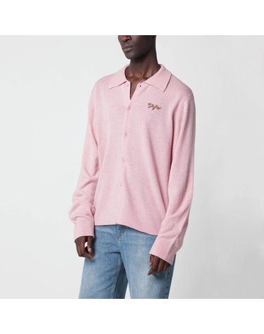[해외직구] 26 F/W 세퍼 핑크 SHIRTSTYLE 가디건 인 울 블렌드 MFW26KNITTEDWO-DARK B0052327094