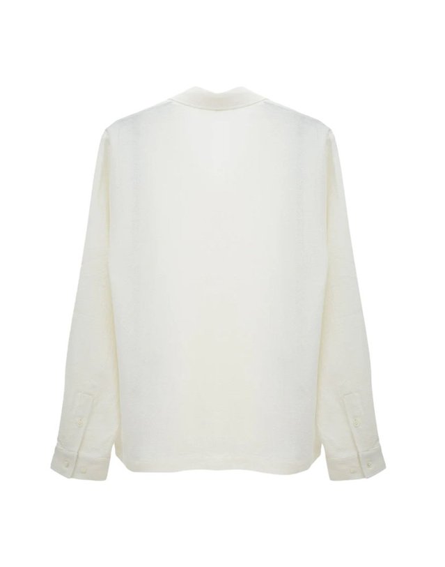 세퍼 [해외직구] 세퍼 LONGSLEEVEDSHIRTS SENSEOFFWHITECREPE B0192313903 착용컷