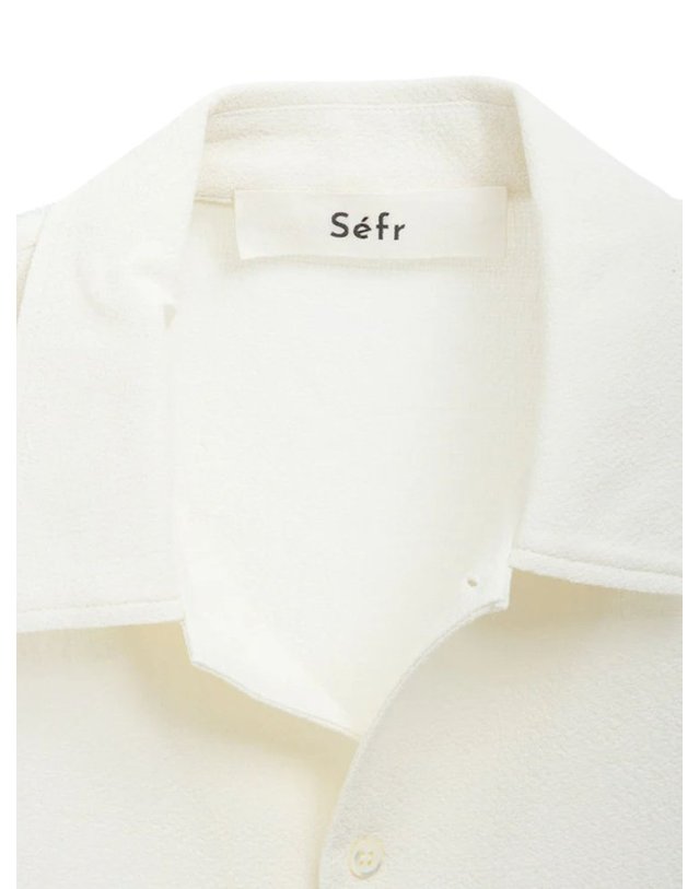 세퍼 [해외직구] 세퍼 LONGSLEEVEDSHIRTS SENSEOFFWHITECREPE B0192313903 착용컷