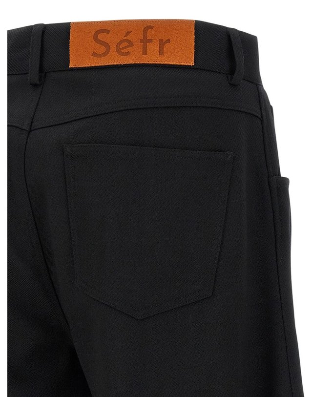 세퍼 [해외직구] 세퍼 OKTAI 와이드 레그 팬츠 OKTAISTURDYBLACKTWILL B0192314014 착용컷