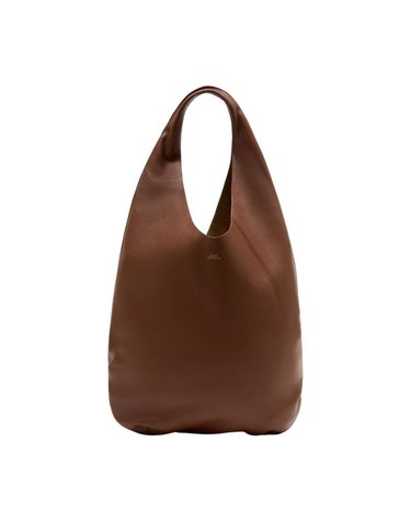[해외직구] 26 F/W A.P.C 아페쎄 르 NEIGE 쇼퍼 백 APC 레더 브라운 PXCBC-F67008-CAD B0732032436