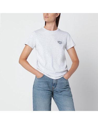 [해외직구] 26 F/W A.P.C 아페쎄 그레이 코튼 티셔츠 WITH 엠브로이드 COHBU-F26610CO-TPN B0052306761