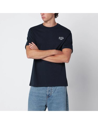 [해외직구] 26 F/W A.P.C 아페쎄 루 마담 티셔츠 인 네이비 블루 코튼 COHBU-M26388UCO-TIQ B0052306748