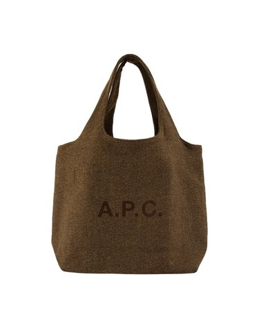 [해외직구] 26 F/W A.P.C 아페쎄 NINON 쇼퍼 백 APC 울 브라운 WOATC-M61565-CAA B0732297471
