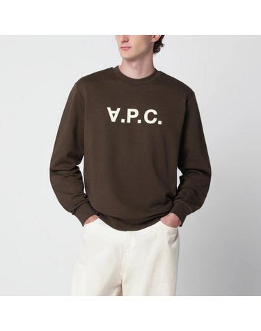 [해외직구] 26 F/W A.P.C 아페쎄 브라운 스탠다드 그랜드 VPC 코튼 맨투맨 COHBN-M27907UCO-TCA B0052363368
