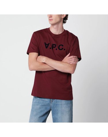 [해외직구] 26 F/W A.P.C 아페쎄 버건디 스탠다드 그랜드 VPC 코튼 티셔츠 COHBM-M26384UCO-GLI B0052363371