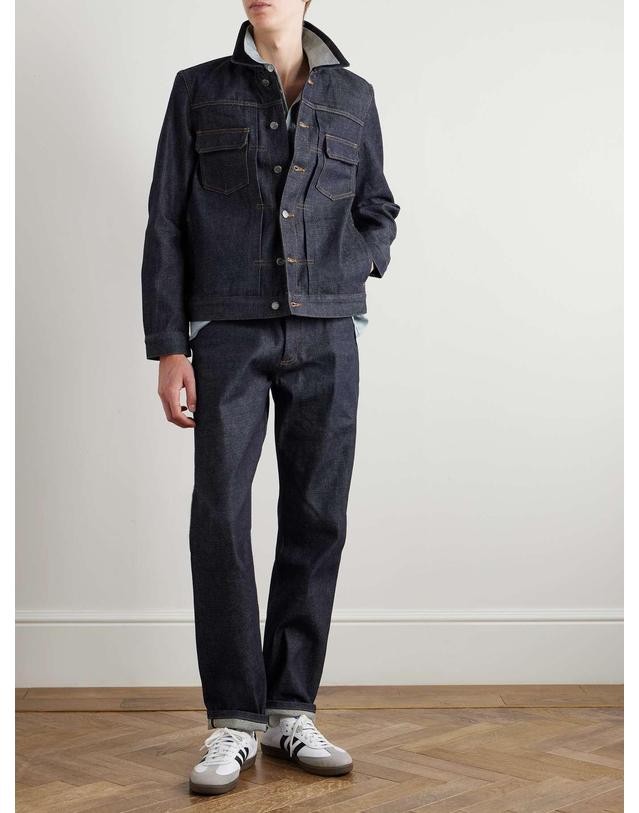 아페세 [해외직구] 26 F/W A.P.C 아페쎄 셀비지 데님 자켓 CODBS-H02191 B0081665482 착용컷