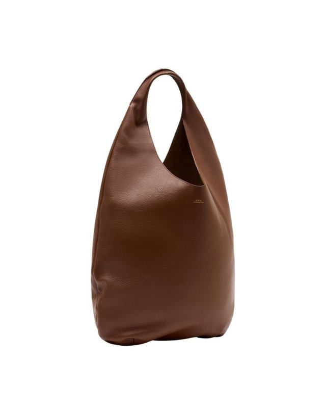 아페세 [해외직구] 26 F/W A.P.C 아페쎄 르 NEIGE 쇼퍼 백 APC 레더 브라운 PXCBC-F67008-CAD B0732032436 착용컷
