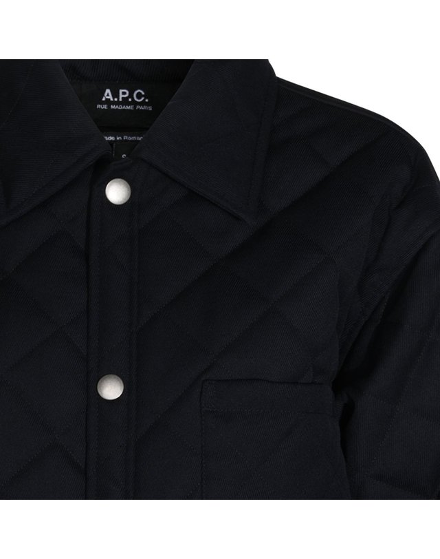 아페세 [해외직구] A.P.C 아페쎄 다크 네이비 버진 울 블렌드 다운 자켓 PSANGM32034IAK B0482291847 착용컷