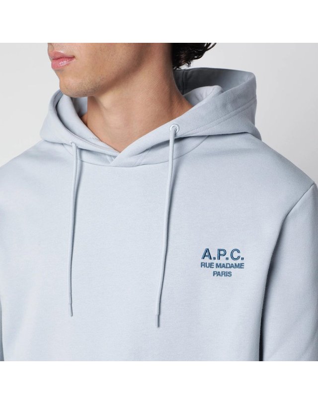 아페세 [해외직구] 26 F/W A.P.C 아페쎄 블루 코튼 후드 COHBV-M27914UCO-ILQ B0052306737 착용컷
