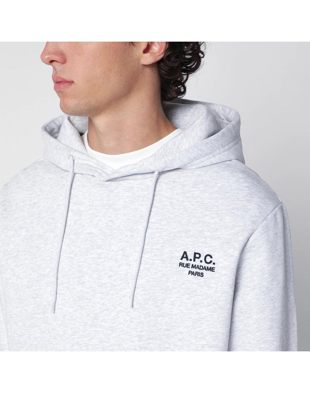아페세 [해외직구] 26 F/W A.P.C 아페쎄 그레이 코튼 후드 COHBV-M27914UCO-TPN B0052306731 착용컷