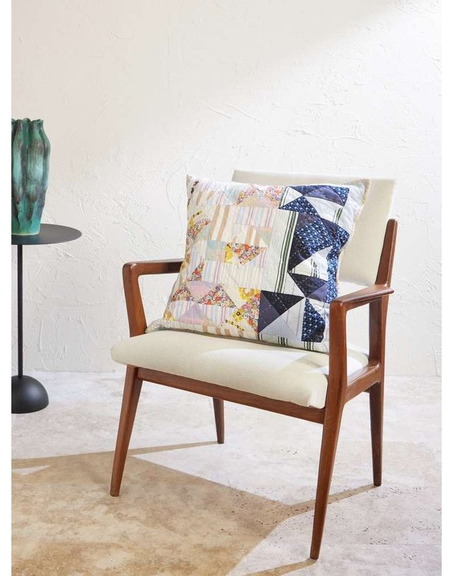 아페세 [해외직구] A.P.C 아페쎄 I CANT EXPLAIN 패치워크 코튼블렌드 쿠션 QUILT-M85458 B0082310739 착용컷