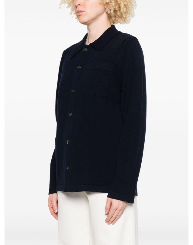 아페세 [해외직구] A.P.C 아페쎄 울 셔츠 WOASBM03237IAK B0191713382 착용컷