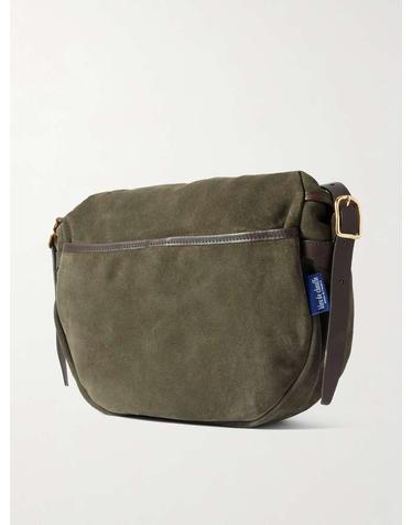 [해외직구] 26 S/S 블루 드 쇼프 마고 레더 스웨이드 메신저 백 S25026 B0081933079