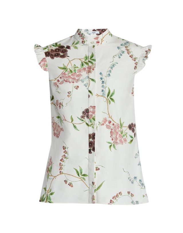 에르뎀 [해외직구] 에르뎀 플로랄 프린트 탑 SS26T1251518015FRENCHCHINTZ B0192021825 착용컷