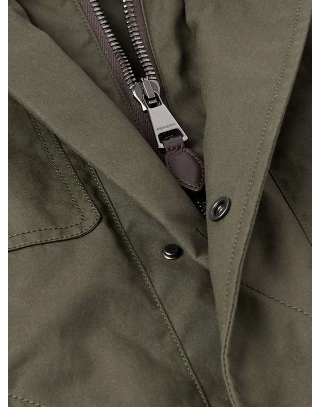 퍼디 [해외직구] 퍼디 PEMBROKE CORDUORYTRIMMED 코튼캔버스 코트 CMO249 B0082127512 착용컷