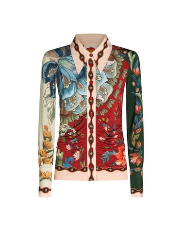 [해외직구] 팜리오 멀티컬러 LUNAR BOHO 스트레치 비스코스 셔츠 36102426062 B0482334225