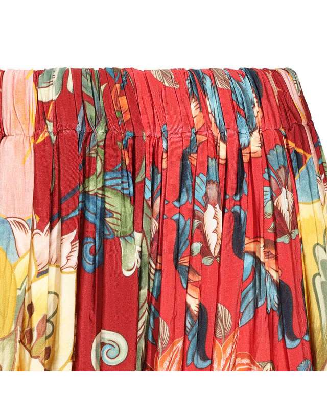 팜리오 [해외직구] 팜리오 멀티컬러 LUNAR BOHO 비스코스 미디 스커트 36908026062 B0482334240 착용컷