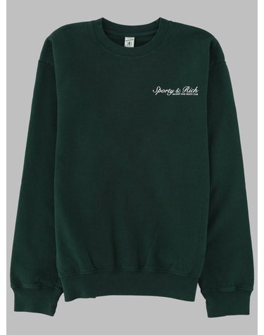[해외직구] 25 F/W 소프티 앤 리치 맨투맨 GIROCOLLO 콘 로고 ST07161325GR10_FOREST B0042189182